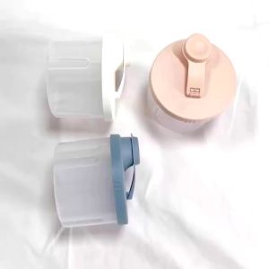 240Ml Baby Milk Powder Dispenser Portable Portable Food Storage Box Baby Food Storage Box 4-Grids