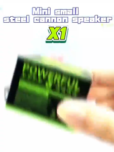 BLM: Mini Bluetooth Speaker X1 with 360° Stereo Sound and 2.5 Hours Playtime Available in Green and Yellow