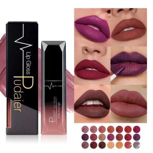 21 Color Matte Liquid Lipstick Long Lasting Lip Gloss Non Fading Waterproof Lip Makeup For Women Girls