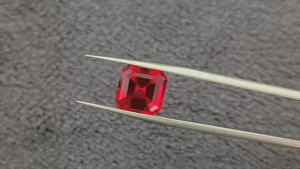 Top Asscher Pigeon Blood Lab Grown Ruby Loose Loose Gemstones With AGL Certificate Applicable Jewelry Ring Pendant Custom