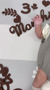 Baby Full Month Hundred Days Photo Props Handy Tool Baby Shower Party Decoration