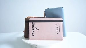 Ví Đựng Hộ Chiếu Passport Hiệu Baeellerry Với Ngăn Kéo Khóa Zip đựng giấy tờ tiền mặt - K2392