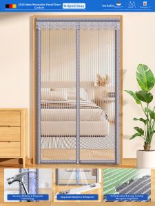 snowlover | Anti-mosquito Magnetic Strip Door Curtain Stainless Steel Mesh