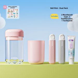 ECEJU | Portable Travel Toothbrush and Rinse Cup