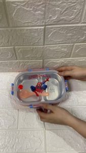 Cartoon Lunch Box & Stainless Lunch Box With Spoon