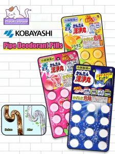 Japan Kobayashi Pharmaceutical Kantan Wash Round Pipe Cleaning for Kitchen Washbasin Toilet and Bath Drain Regular 12 Table