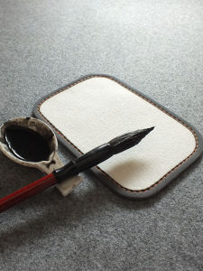 Water Washable Calligraphy Brush Mat Fiber Material Prevents Ink Overflow Suitable for Business And Cultural Supplies