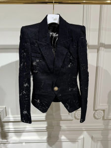 Elegant Lace French Style Tailored Jacket