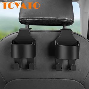 Multifunctional Hook for Car Seat Head Rest 3 in 1 Vehicle Backseat Drink Cup Holder Headrest Hooks for Car