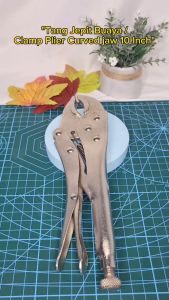 Tang Jepit Buaya / Clamp Pliers Curved Jaw 10 INCH
