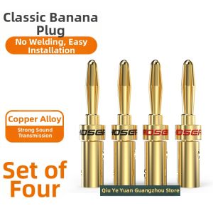 Choseal | Speaker Connection Banana Plugs DIY Pure Copper Alloys
