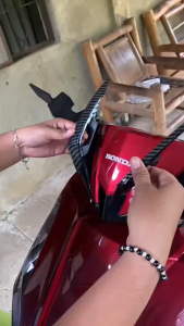 Universal Motorcycle Winglet Motorbike Scooter Wings Wind Knife Body Sticker Decorative Accessories