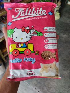 felibite makanan kucing kering kemasab 500gram bentuk ikan dan donat dengan rasa tuna