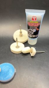 ชุดขัดเงาอเนกประสงค์ ไขปลาวาฬเคเจขัดละเอียดขัดเงาโลหะอเนกประสงค์ ขัดโครเมียม ชุดตกแต่งเครื่องเงิน ขัดทองเหลือง เครื่องมือช่าง อุปกรณ์เครื่องมือช่าง