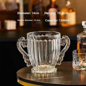 BANGBEBE | Insulated Wine and Beer Ice Bucket Crystal Glass