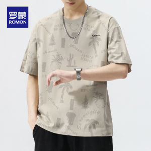 ROMON | Cool & Quick-Dry Printed T-Shirt for Men