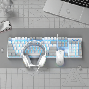 AULA | Hot-Swappable Gaming and Office Mechanical Keyboard with Wired Connection