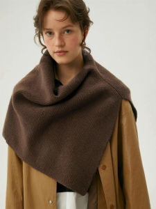 CHOEFULYN | Elegant French Retro Irregular Shawl Knit Poncho Scarf Warm