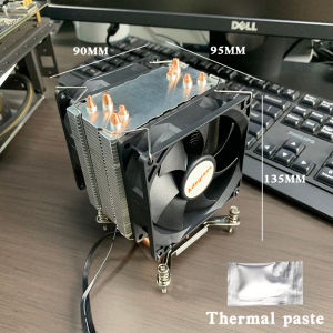 4 Heat Pipe CPU Air-Cooled Cooler 4PIN PWM TDP 160W PC Radiator for LGA LGA 1366 1700 1200 1150 1151 1155 1156 2011 X79 X99 2011