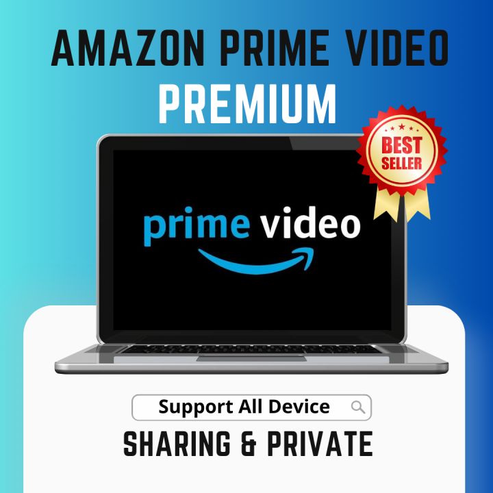 AMAZON PRIME VIDEO PREMIUM UHD 4K 1 BULAN BEST SELLER & FULL GARANSI