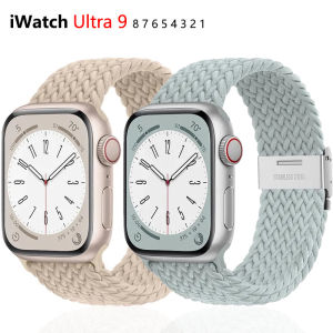 Strap For Apple watch Ultra band 49mm 45mm 44mm 40mm 41mm 42mm 40 45 mm Braided solo loop correa bracelet series 8 7 3 5 se 6 4