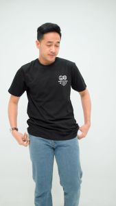 Otsky Kaos Pria Justice for All Black x P1001A Sablon Pendek High