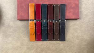 Vintage Oil Wax Leather Watchband 18mm 19mm 20mm 21mm 22mm 24mm Universal Stitching Cowhide Strap for Seiko for Omega Watch Band