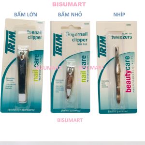 Combo bộ 3 món Bấm móng tay cắt móng tay Trim MỸ Bấm lớn Bấm nhỏ Nhíp