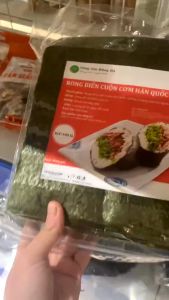 Set 10 lá Rong Biển cuộn cơm KimBap Hàn Quốc siêu tiện lợi Set Lá Rong Biển Sử Dụng Làm Sushi - Lazada