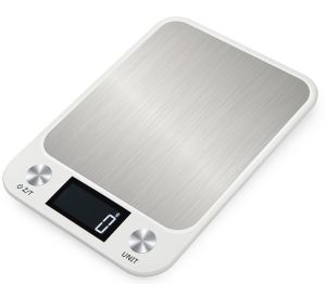 Cân Điện Tử Nhà Bếp Thông Minh 15Kg/1g Bằng Thép Không Gỉ Cân Thực Phẩm Cà Phê Dùng Cho Nấu Ăn Và Làm Bánh
