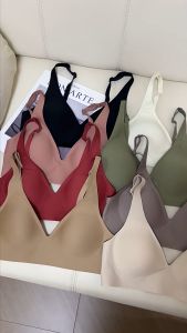CB BR1856 Bh Bra Wanita Tanpa Kawat Seamless Push Up Bralette Elastis Pakaian Dalam Wanita