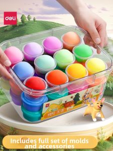 deli | Antibacterial Non-Toxic Colored Clay