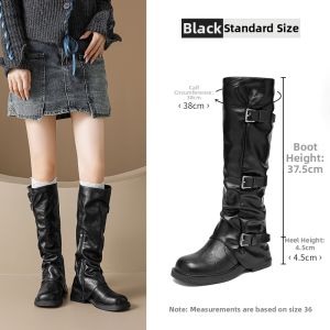 Agsdon | Autumn New Long Womens Boot Black