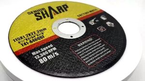 ใบตัดเหล็ก 4 นิ้ว บาง6มิล ใบเจียรเหล็ก เสริมใยไฟเบอร์ 2 ชั้น ราคาโรงงาน แผ่นตัด แข็งแรง ทนทาน ตัดไว ตัดเร็ว ตัดเนี้ยบ ตัดเหล็ก ตัดสแตนเลส แผ่นตัดเหล็ก