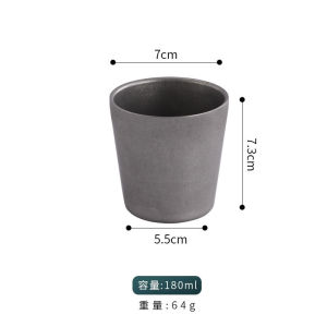 Cốc Nước Bằng Thép Không Gỉ Hai Lớp Cổ Điển 304 Phong Cách Hàn Quốc Nhà Hàng Cốc Bia Đồ Uống Cốc Cầm Tay Để Sử Dụng Thương Mại