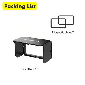 Magnetic Screen Lens Hood for Insta360 Ace Pro 2 Anti-Glare Quick-Release Perfect Fit Screen Sunshade Sports Camera Accessories