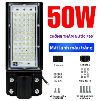 Đèn Pha LED Ngoài Trời 200W IP65 Đèn Pha Chống Nước Đèn Đường Ngoài Trời Màu Trắng Lạnh/ấm AC220-240V Có Chóa Phản Quang