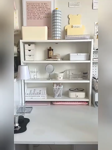 XUXU Adjustable Shelf Desktop Shelf Bookshelf Thickened Plate Desktop Display Rack Storage Rack Waterproof Moisture-proof high Load-bearing Cabinet