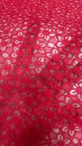 African Nigerian Cotton Wedding Tulle Lace Fabric Party Dress Sequins For SewingWater Soluble High Quality 5 Yards
