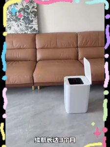 Airdeer Smart Trash Can A1 Automatic Packing Change Bag Rubbish Bin Storage Container 15L  Bag Fully Induction Household Electric Living Room Bathroom storage bucket gift paper basket garbage can