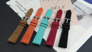 zhangeer | Quick Release Suede Leather Watch Strap 18mm 19mm 20mm 22mm Men Women Universal Vintages Watch Band Accessories with Tool