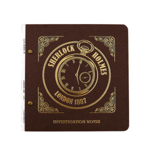 Rene Paper Products Original Design Vintage Retro Pocket Watch Thickened Paper Square Booklet Planner Daily Schedule Notebook Multi-Function Core Notebook