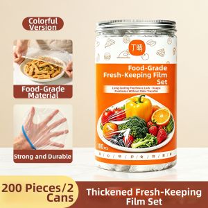 DINGQING | Food-grade Antibacterial Extra-thick Larger Disposable Wraps