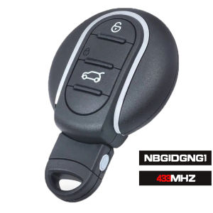 KEYECU 315MHz/433MHz/868MHz ID49 Chip Smart Car Key For 2014-2018 MINI Cooper Clubman F-series F55 F56 Keyless Go NBGIDGNG1