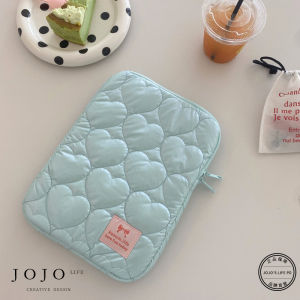 Sweet Ins Style Heart Shaped Flat Cotton Macaron Multi Color JOJOS L PD Trace Notebook Bag Handheld Briefcase European Style