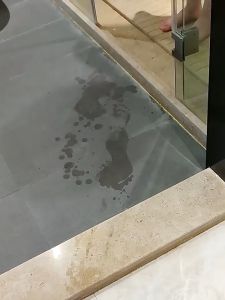 ถูกที่สุด 40x60 ซม พร้อมส่ง ห้องน้ำ ลายหินอ่อน แร่ดินเบา กันลื่น ขนาด พรมเช็ดเท้า สีขาว ผ้าเช็ดเท้า