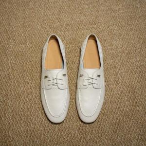 Ultra-Soft Genuine Leather White Shoes Womens Lightweight Flexible Sole Sheepskin Single Shoes Casual Style round Toe Flats