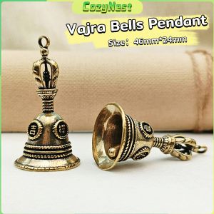 C.N. Brass Bell Handicraft Vajra Bells Pendant Pure Copper Auspicious Copper Key Chain Gift