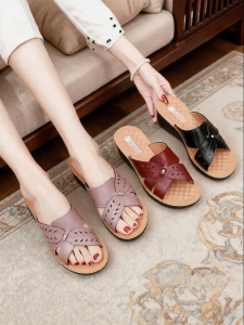 KOOZYORE | Anti-slip Genuine Leather Waterproof Summer Sandals Soft Bottom