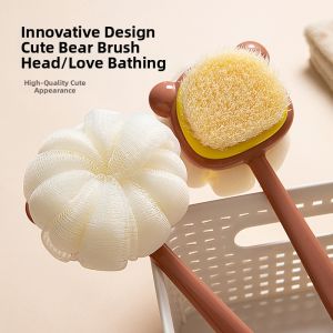 LUTUMEI | Dual-Sided Soft Bristle Silicone Bath Brush